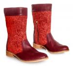 Botas Pehuen cereza de Valeria NIcali